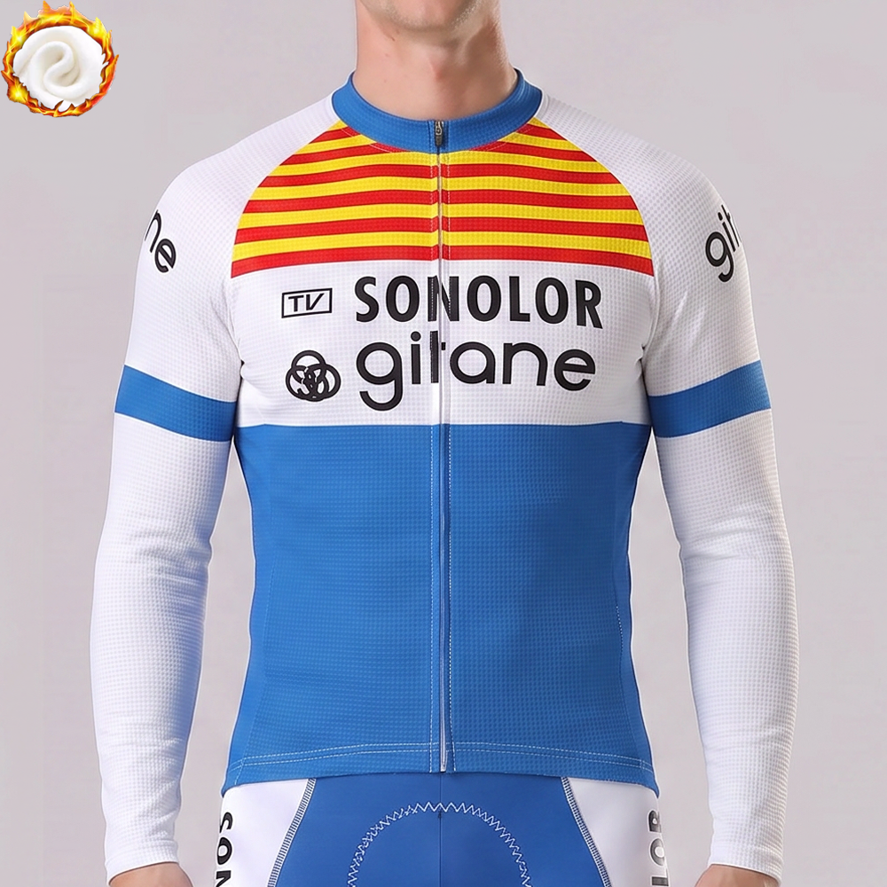 1974 Gitane Fleece Long Cycling Jersey