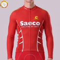 1997 Red Fleece Long Cycling Jersey
