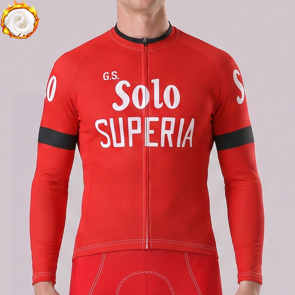 1965 Solo Fleece Long Cycling Jersey