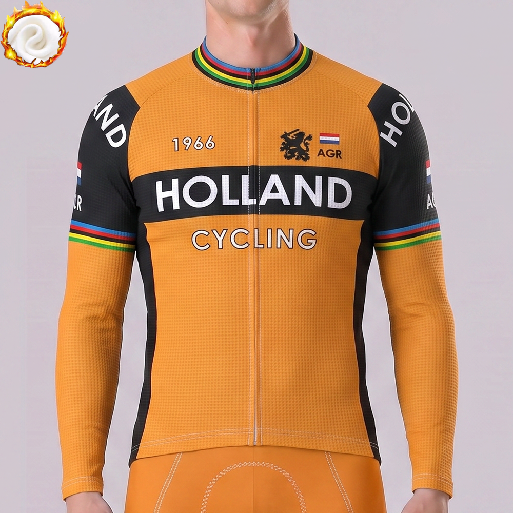 1966 Holland Fleece Long Cycling Jersey