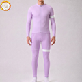 Macaron purple Fleece Long Sleeves Cycling Kits