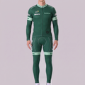 Tour de France Green Long Sleeves Cycling Kits