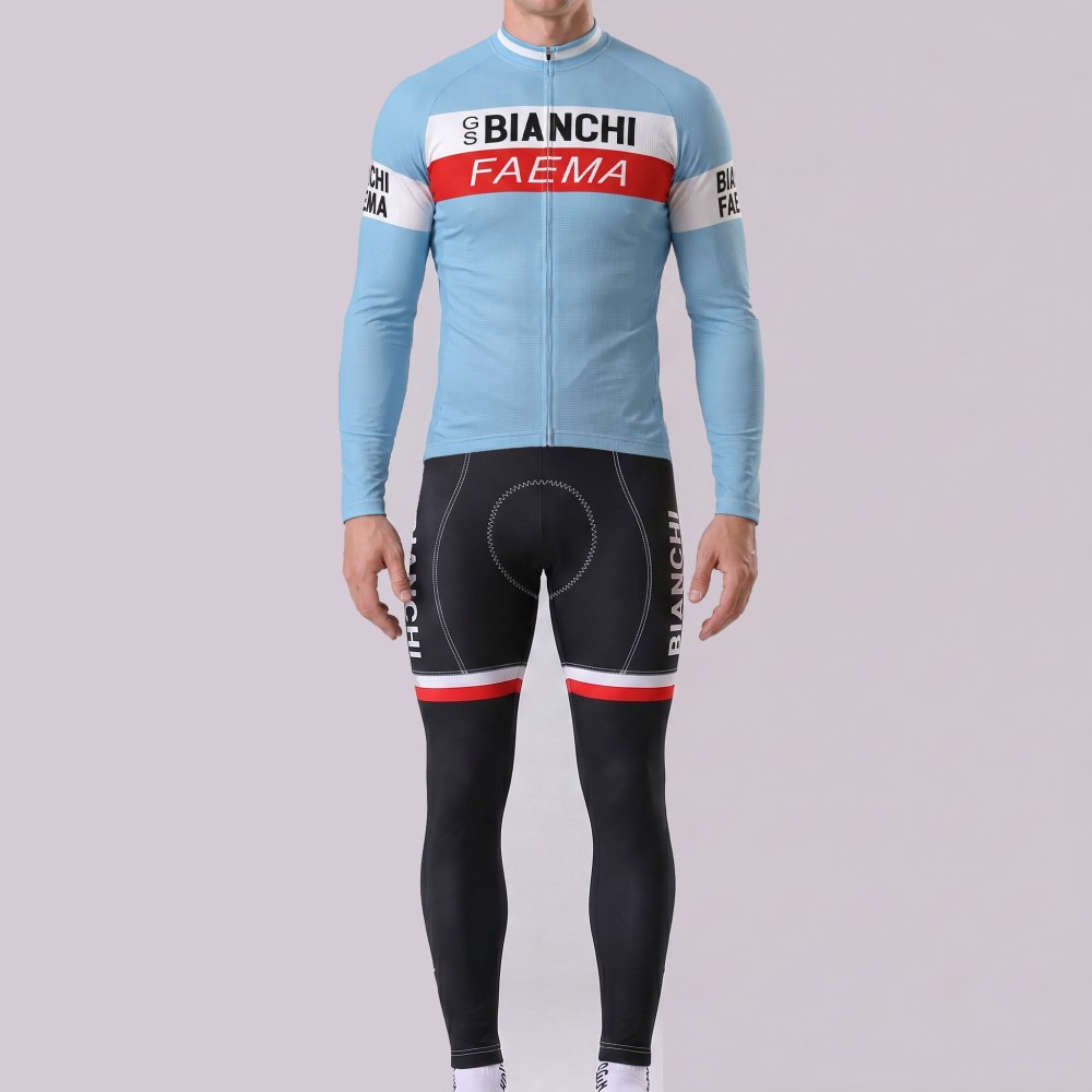 Bianchi FAEMA Long Sleeves Cycling Kits