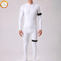 White Fleece Long Sleeves Cycling Kits