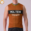 MOLTENI  Campagnolo Fleece Sleeveless Cycling Jersey