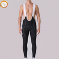 White Bianchi Fleece Bib Cycling Pants
