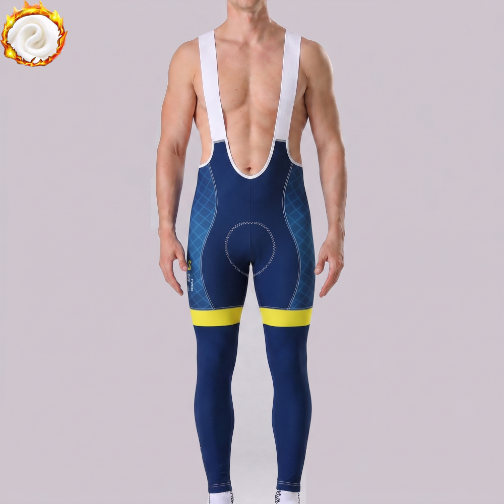 2018 Australia Fleece Bib Cycling Pants