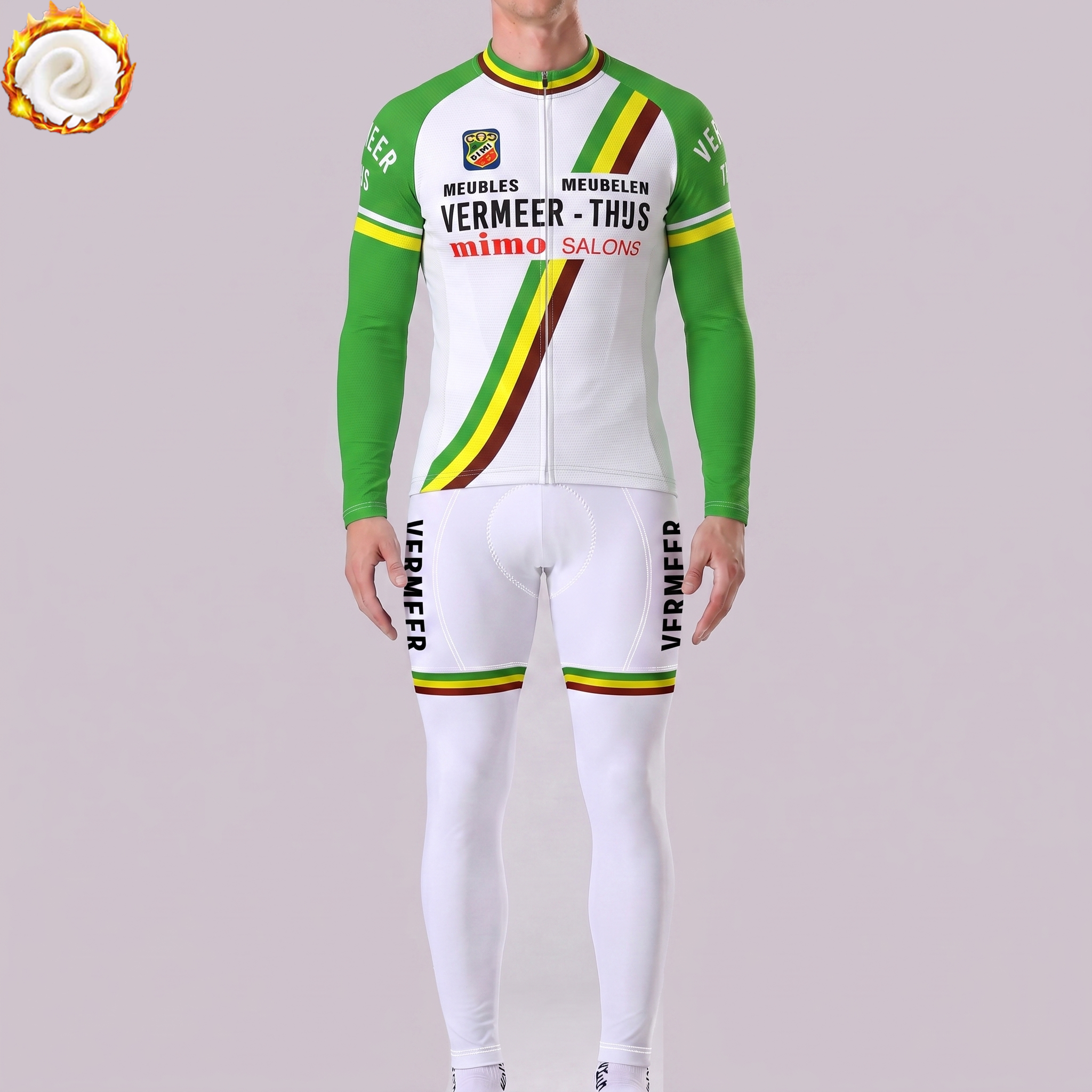 VERMEER-THUS Fleece Long Sleeves Cycling Kits