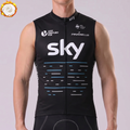 2017 Sky Castelli Fleece Sleeveless Cycling Jersey
