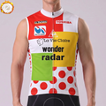 1987 La Vie Claire Fleece Sleeveless Cycling Jersey