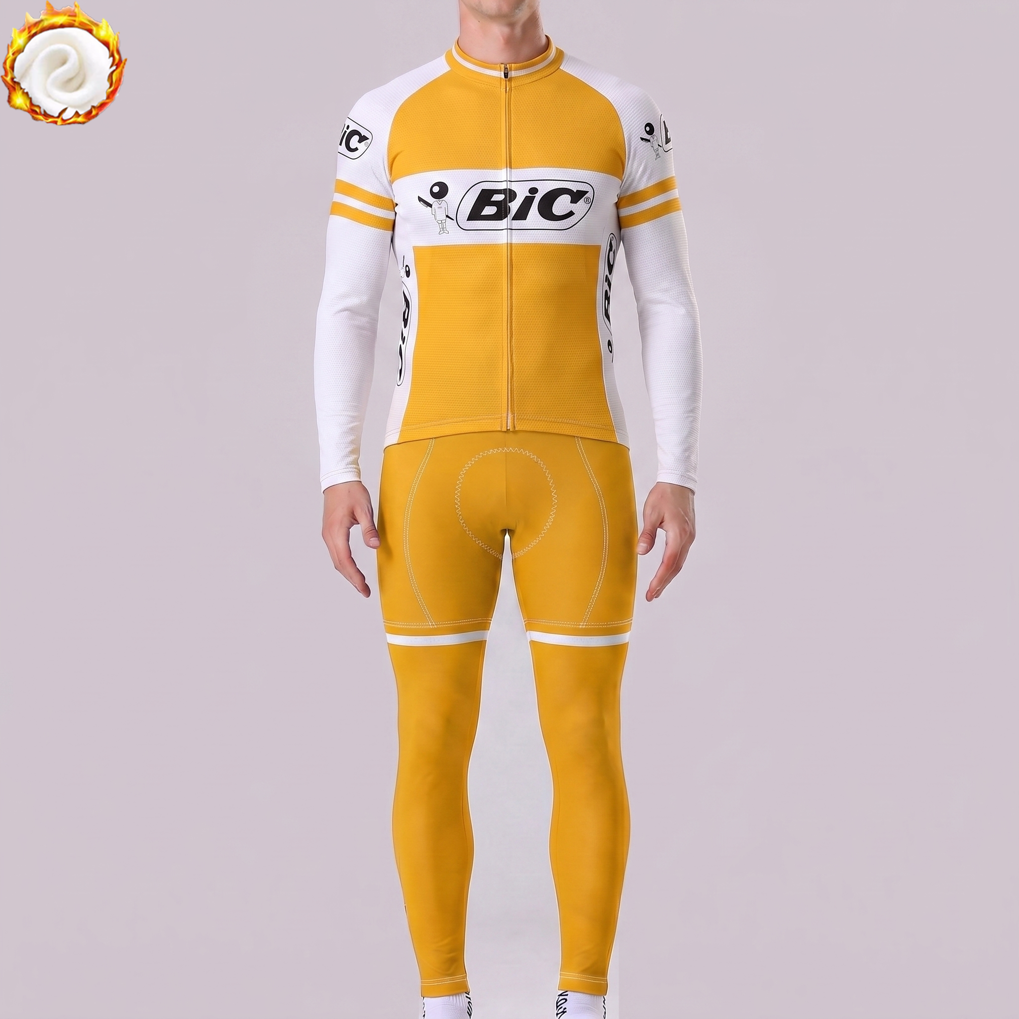 1973 BIC Fleece Long Sleeves Cycling Kits