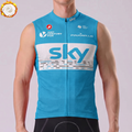 2018 Sky Rapha Fleece Sleeveless Cycling Jersey