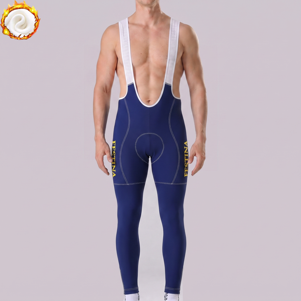 1994 France Fleece Bib Cycling Pants