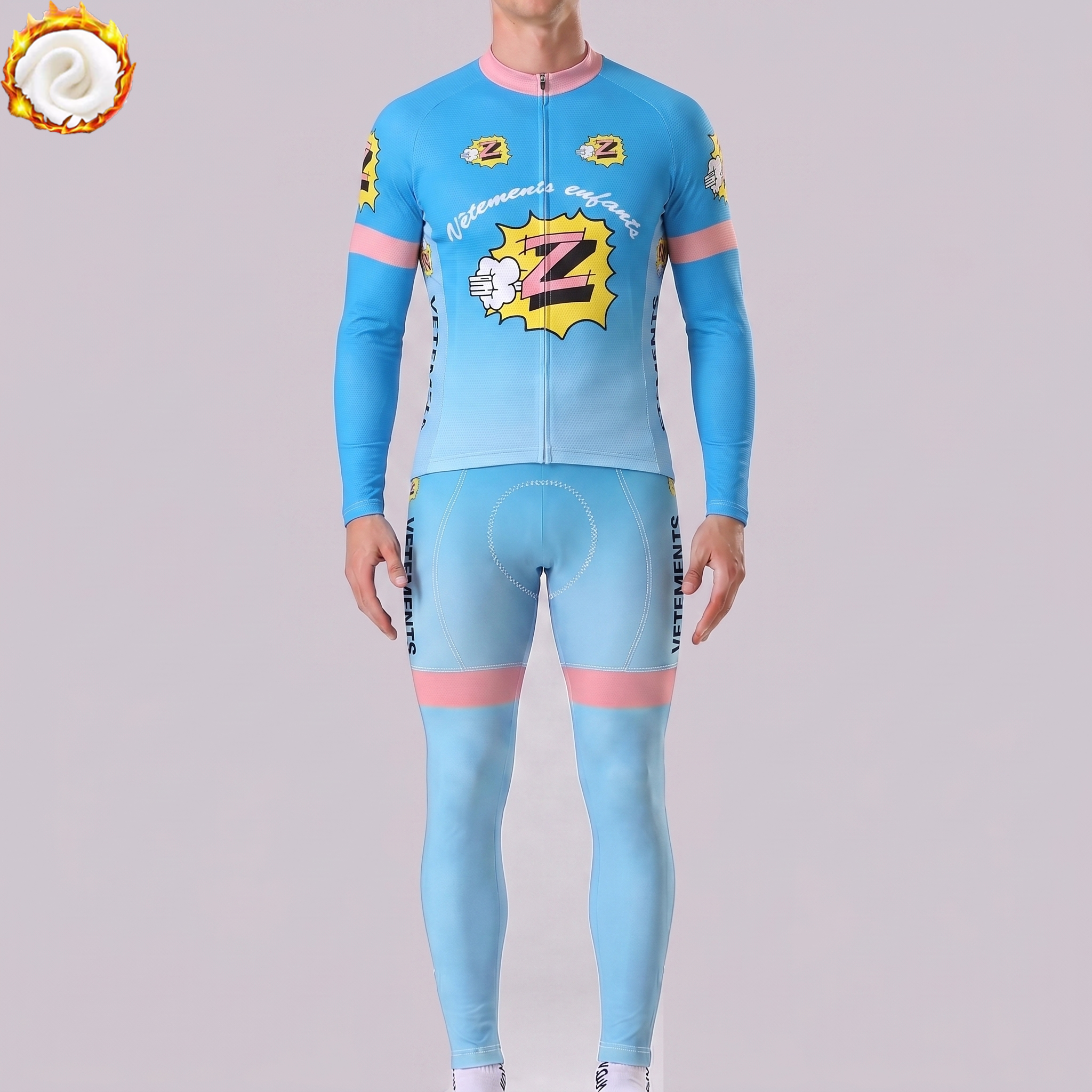 Z Fleece Long Sleeves Cycling Kits