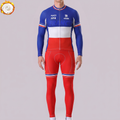 France FDJ Fleece Long Sleeves Cycling Kits