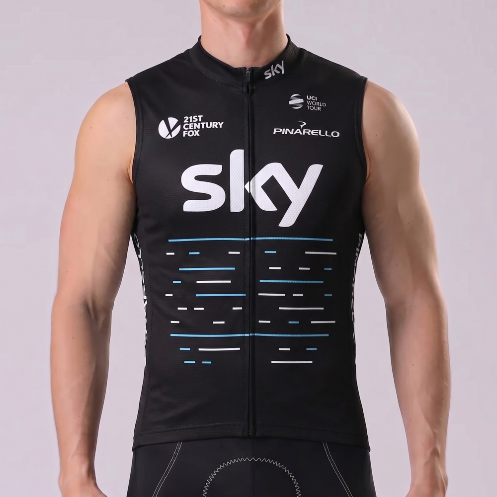 2017 Sky Castelli Sleeveless Cycling Jersey