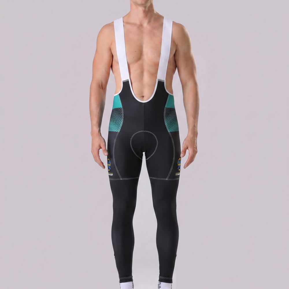Black Bianchi Bib Cycling Pants
