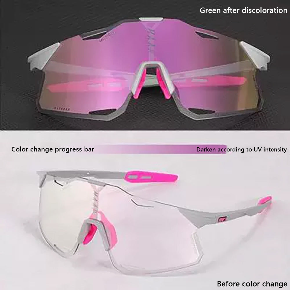 Lightweight Sports Cycling Revo‑Mirror Glasses