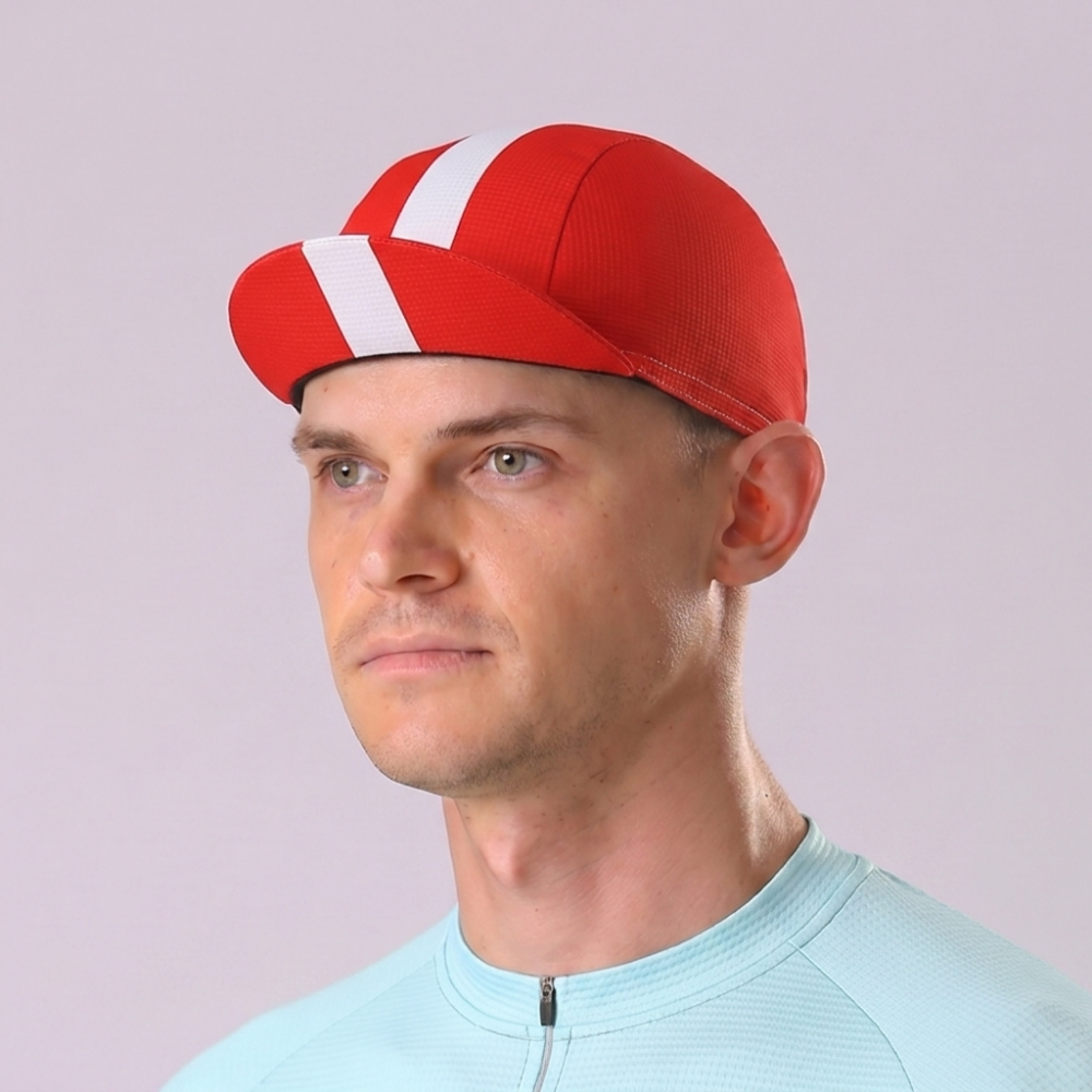 Red Cycling Cap