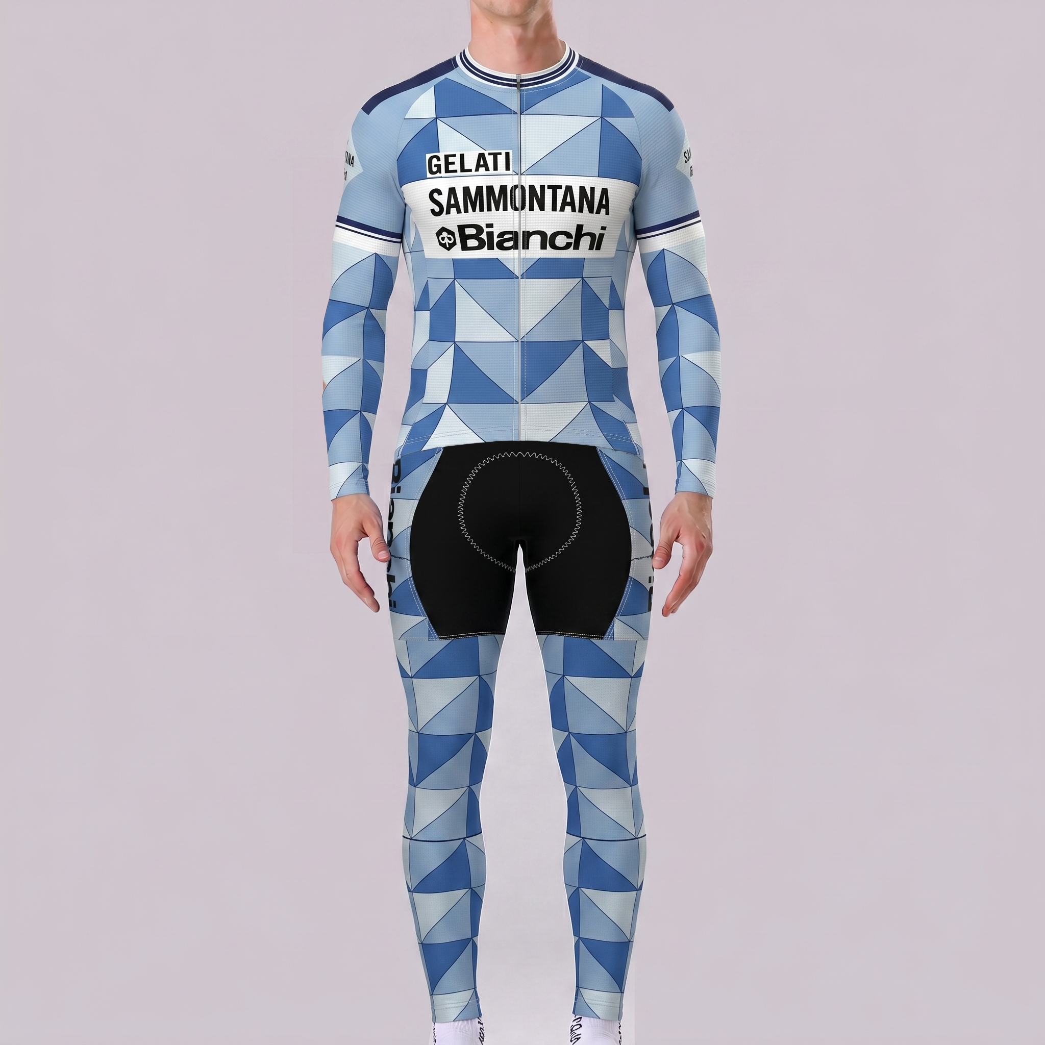 1986 Bianchi Long Sleeves Cycling Kits