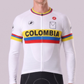 1986 Colombia Long Sleeves Cycling Jersey