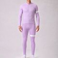 Macaron purple Long Sleeves Cycling Kits
