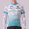 2017 Astana Long Sleeves Cycling Jersey