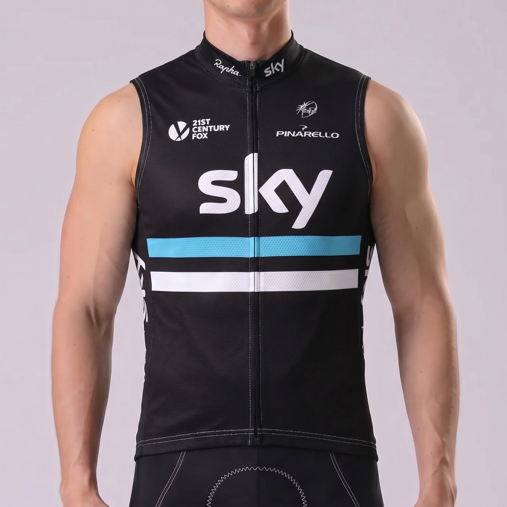 2016 Sky Sleeveless Cycling Jersey