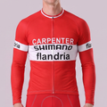 1973 Flandria Long Sleeves Cycling Jersey