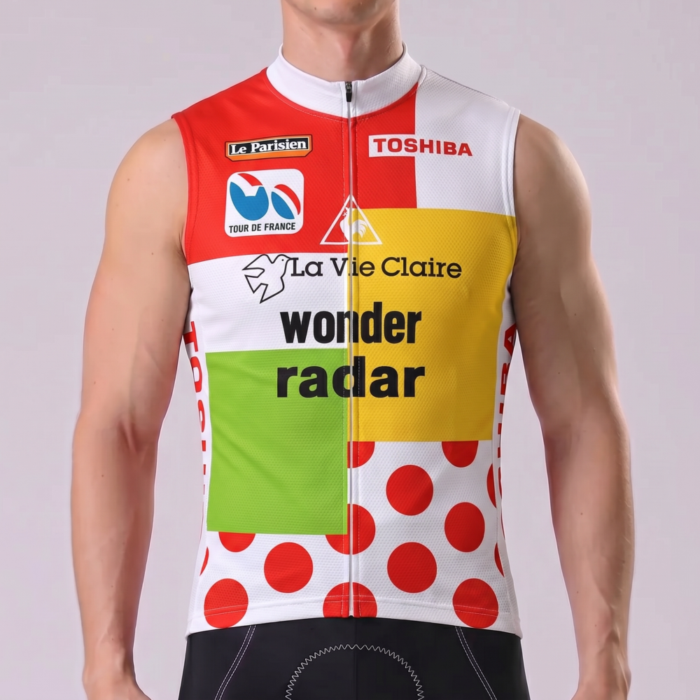 1987 La Vie Claire Sleeveless Cycling Jersey