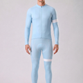Baby Blue Long Sleeves Cycling Kits