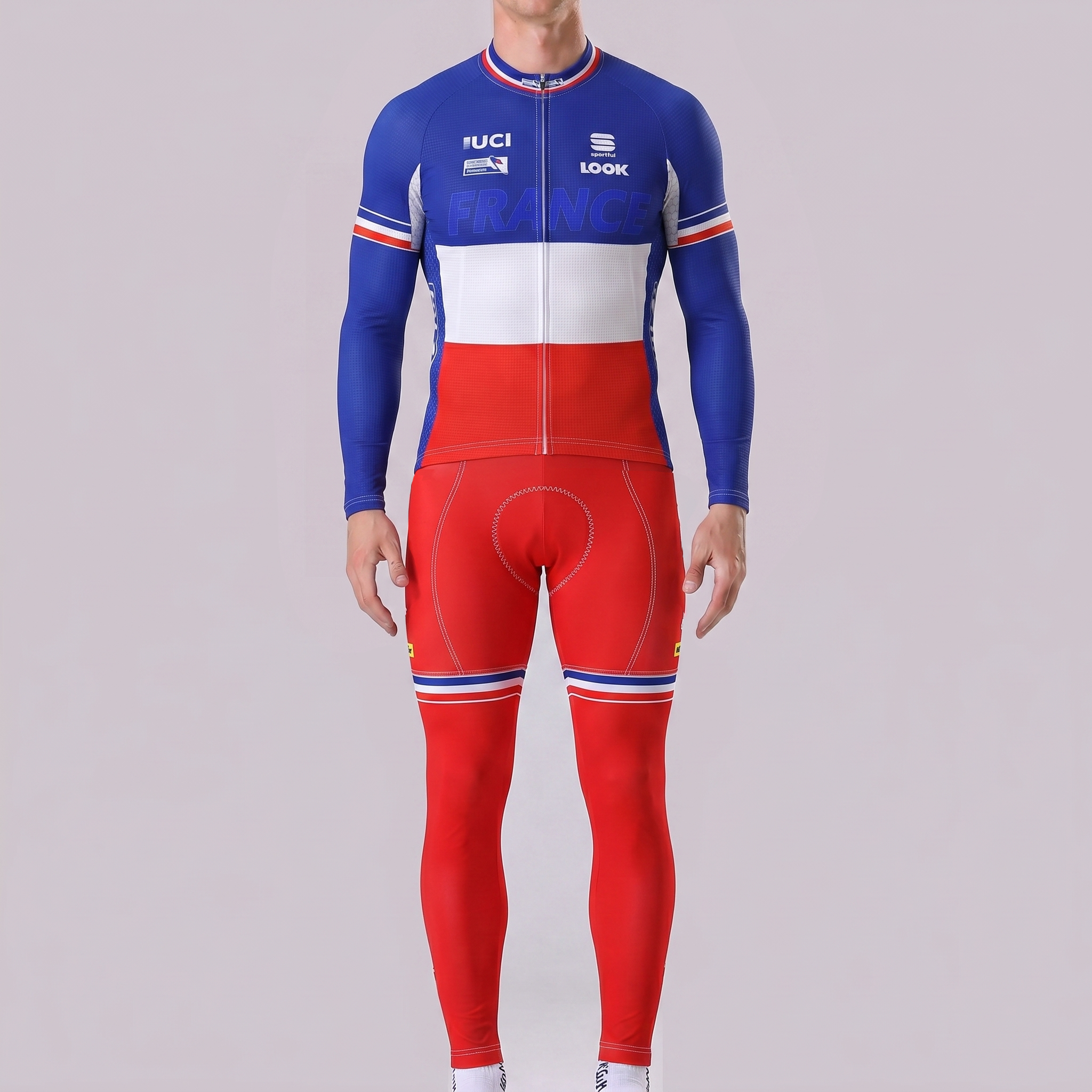 France FDJ Long Sleeves Cycling Kits