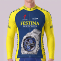 1999 Festina Long Sleeves Cycling Jersey