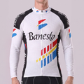 1990 Banesto Long Sleeves Cycling Jersey