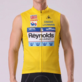 1988 Reynolds Yellow Sleeveless Cycling Jersey
