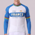 1903 France Long Sleeves Cycling Jersey