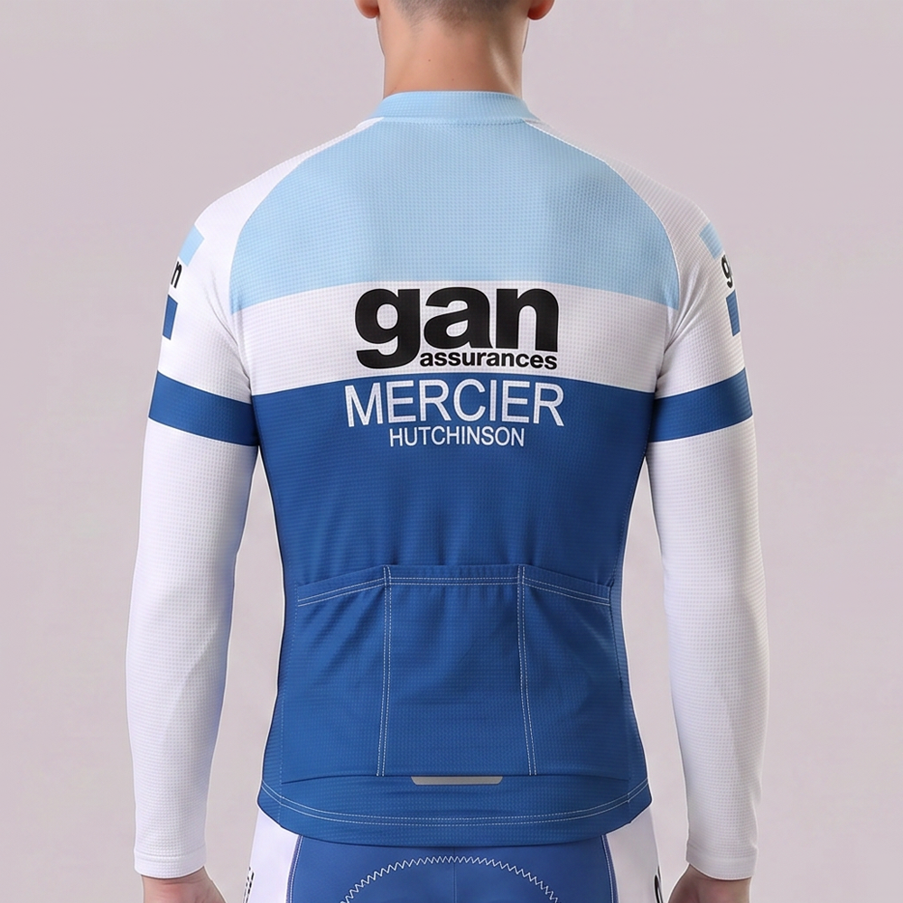 1973 GAN Fleece Long Cycling Jersey