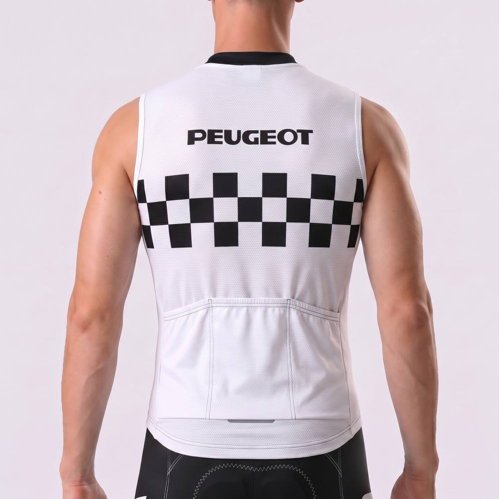 1986 PEUGEOT Windproof Sleeveless Cycling Jersey