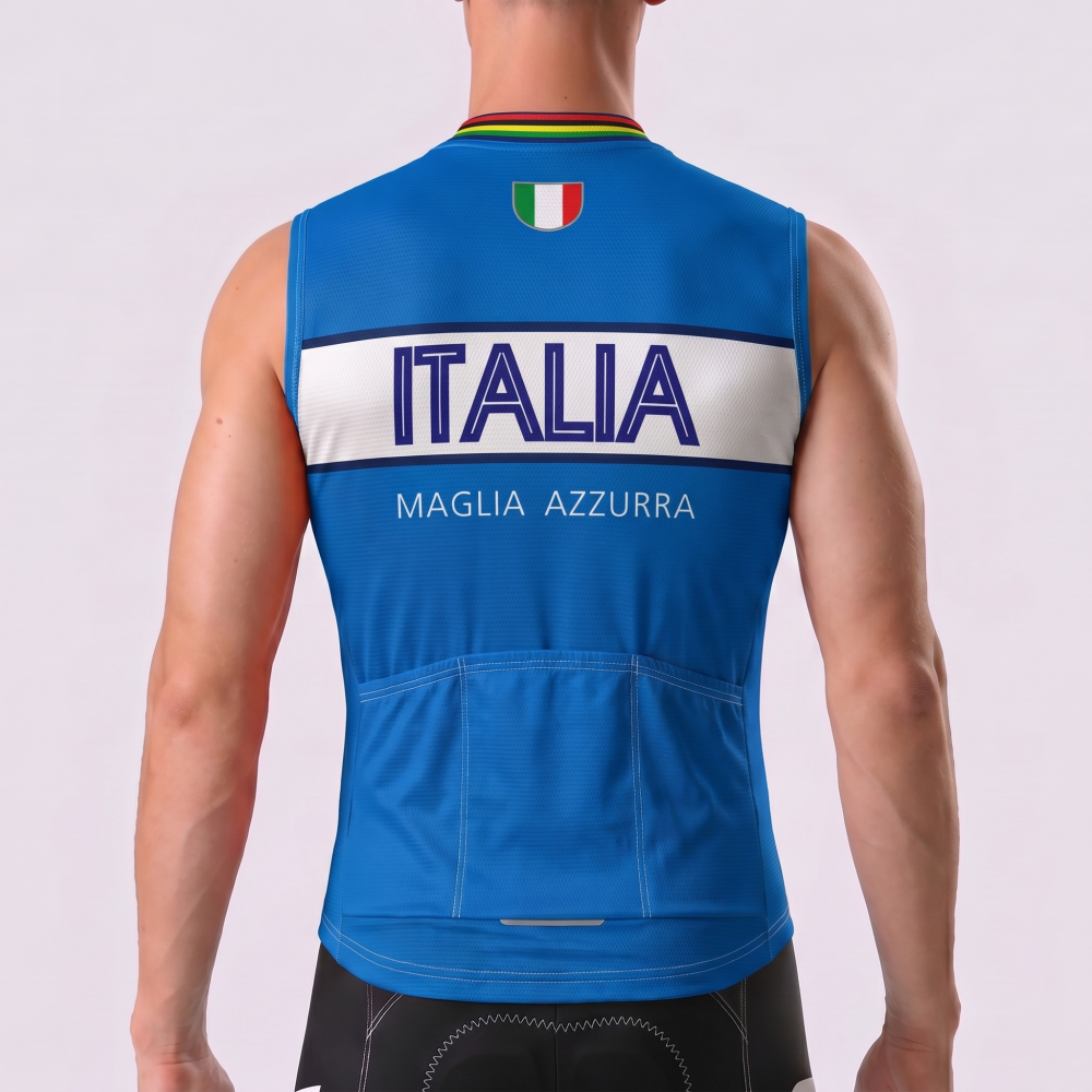 1993 ITALIA Windproof Sleeveless Cycling Jersey