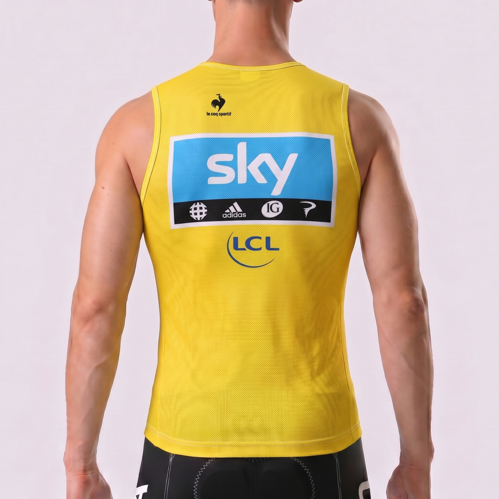 2015 Sky Yellow Cycling Vests