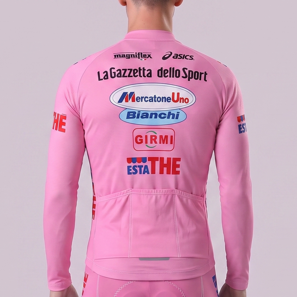 1998 Bianchi Fleece Long Cycling Jersey