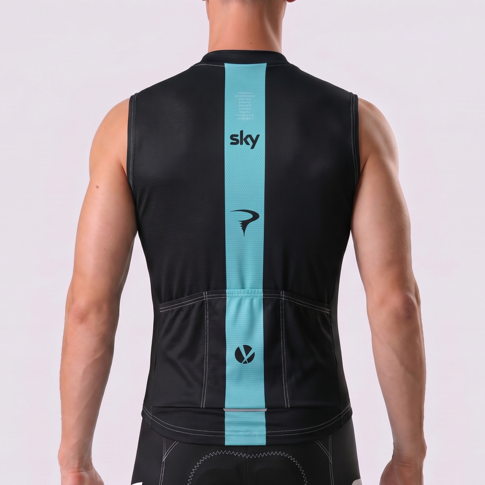 2016 Sky Sleeveless Cycling Jersey