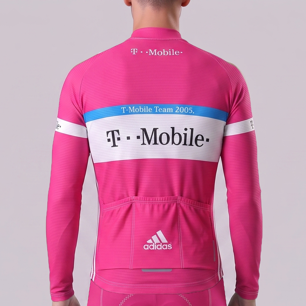 2005 Pink Fleece Long Cycling Jersey