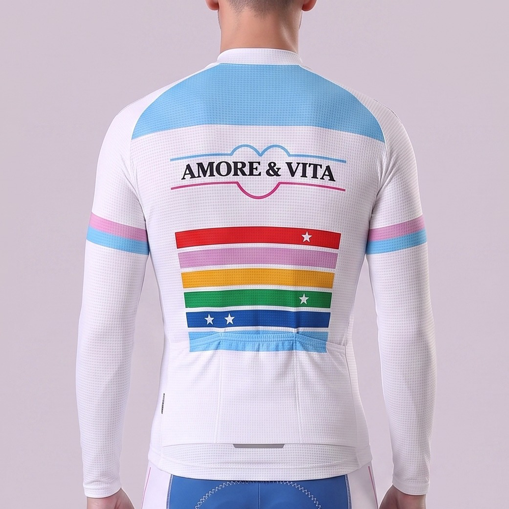 2021 Amore & Vita Fleece Long Cycling Jersey