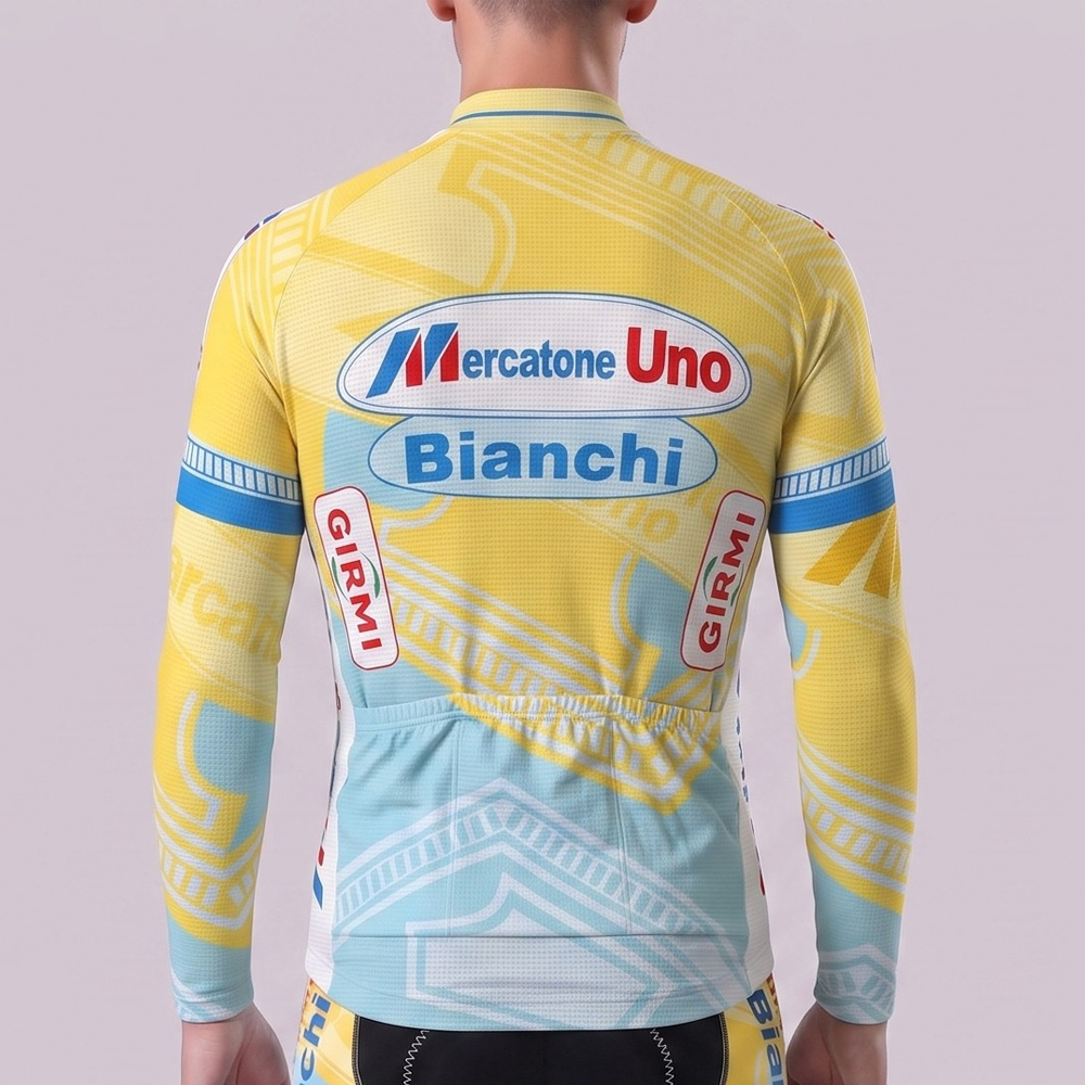 1997 Bianchi Fleece Long Cycling Jersey
