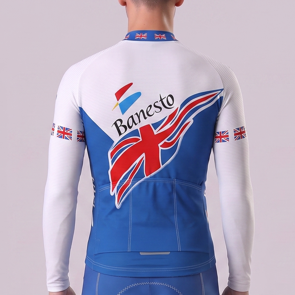 1998 Banesto Fleece Long Cycling Jersey
