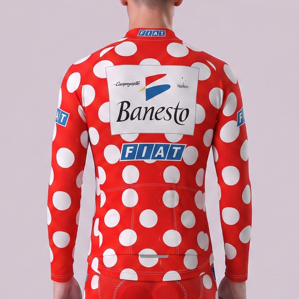 1995 Banesto Fleece Long Cycling Jersey