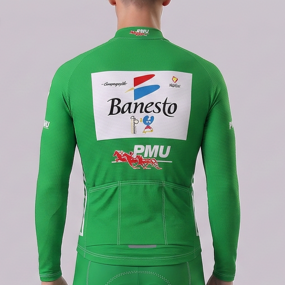2000 Banesto Fleece Long Cycling Jersey