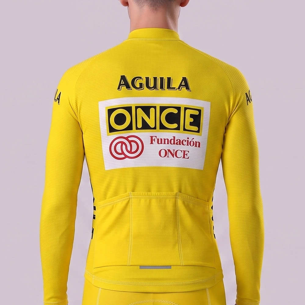 1995 Fundacion Fleece Long Cycling Jersey