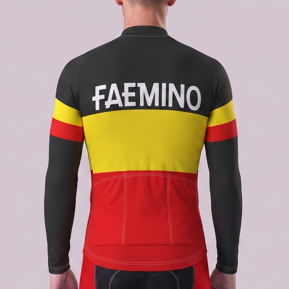 1969 Faemino Fleece Long Cycling Jersey